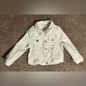 Cat & Jack Kids' White Denim Jacket